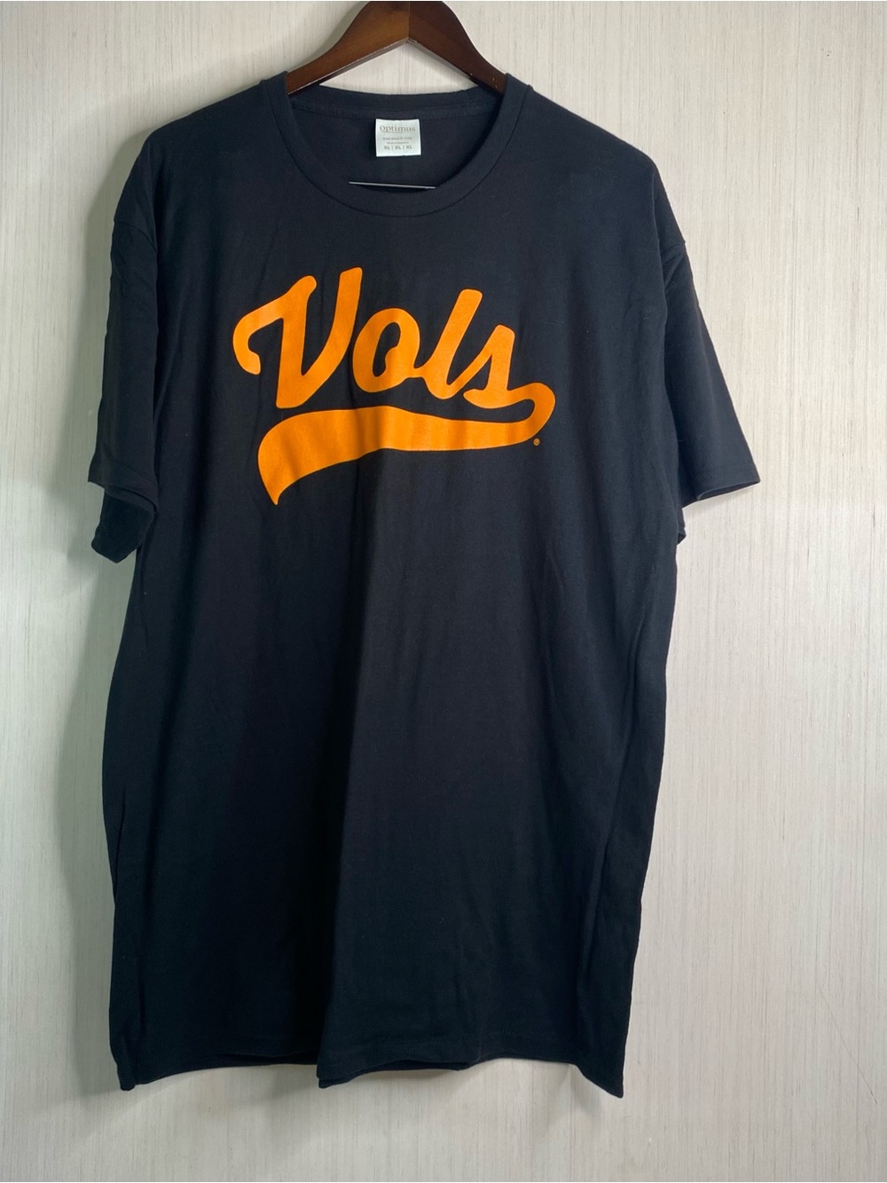Optimus Tennessee Vols Script Graphic Short Sleeve T-Shirt Black XL
